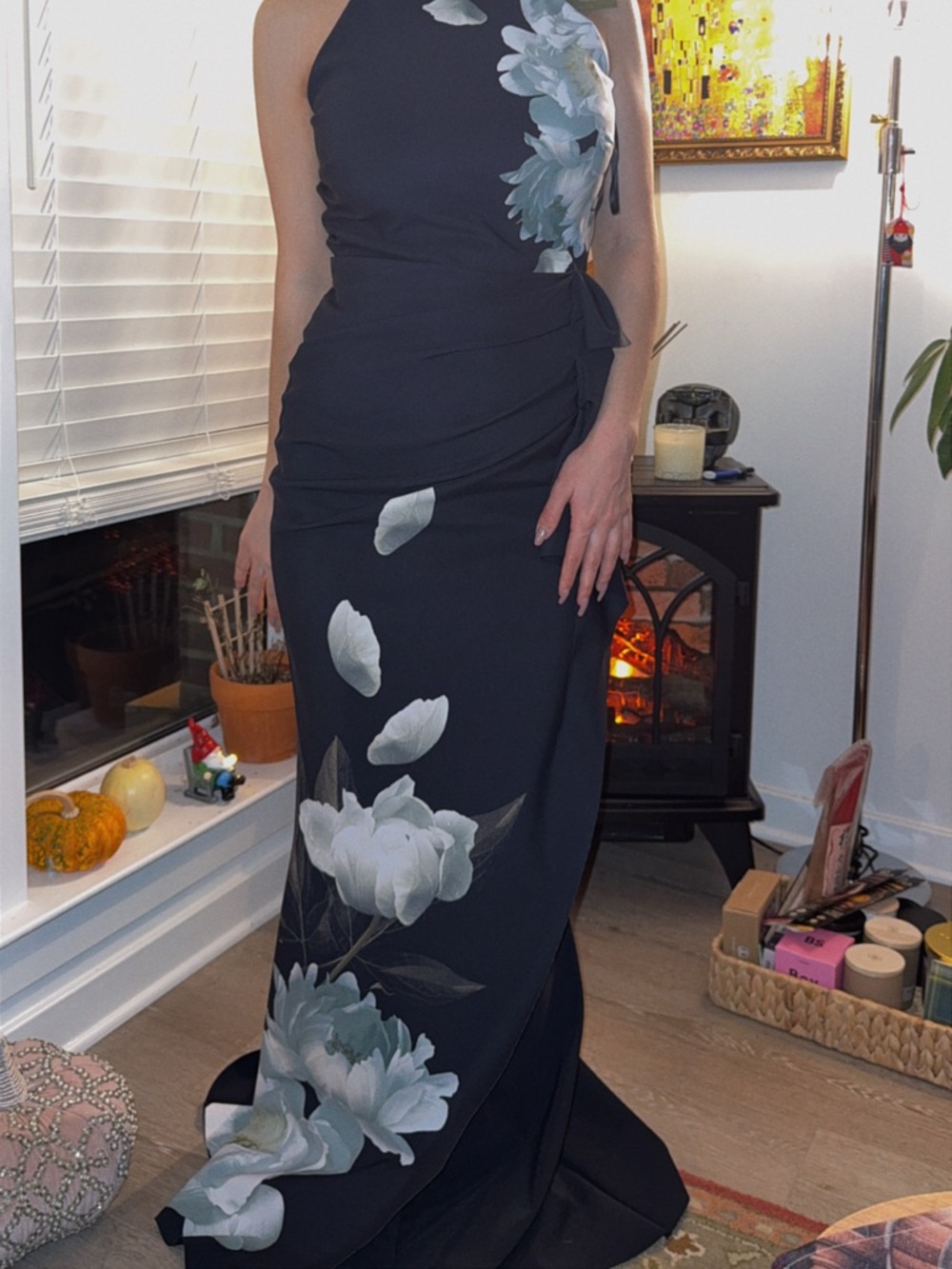 Chiara Boni La Petite Robe Floral Mermaid Gown